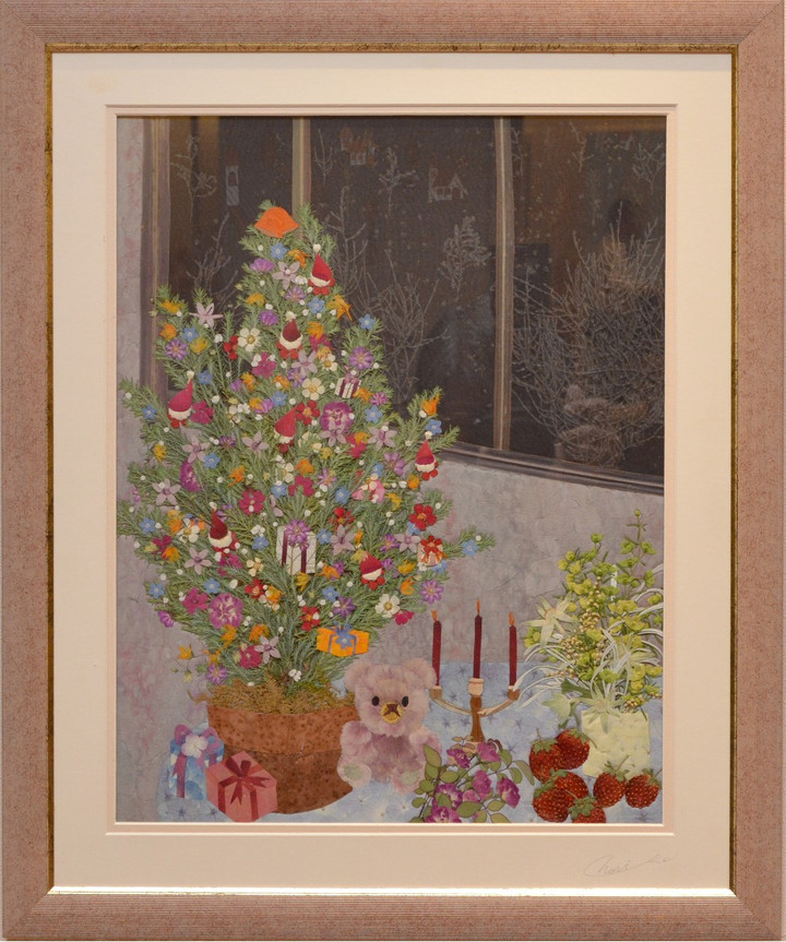 岐阜ハートセンター 便り : アトリエ・アキ 押し花グループ作品展「冬」