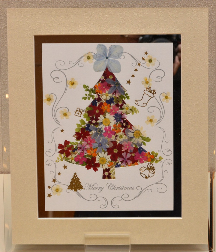 岐阜ハートセンター 便り : アトリエ・アキ 押し花グループ作品展「冬」