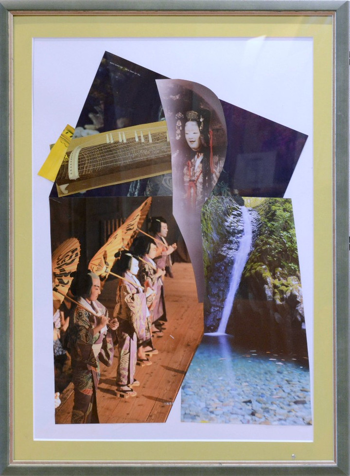 岐阜ハートセンター 便り : のむらしげ代 コラージュ展「ものとかたち