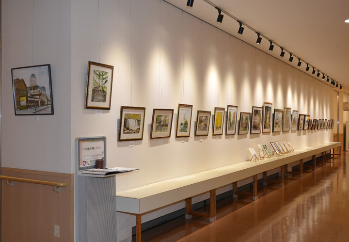 岐阜ハートセンター 便り : 風景画 水彩画（個展） 瀬野 武様