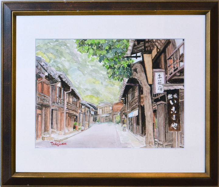 岐阜ハートセンター 便り : 風景画 水彩画（個展） 瀬野 武様