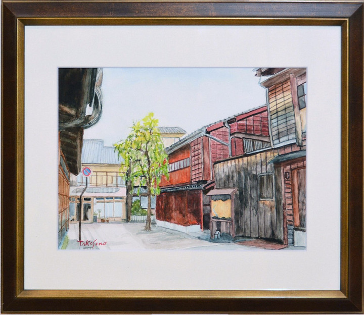 水彩画 楽譜と建物のデザイン 水彩画 楽譜と建物のデザイン 水彩画 楽譜と建物のデザイン