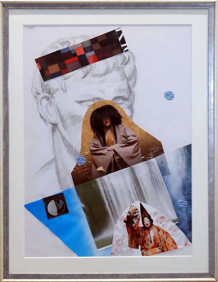 カウスカル　絵画　コラージュ Kazushi Collage コラージュアート